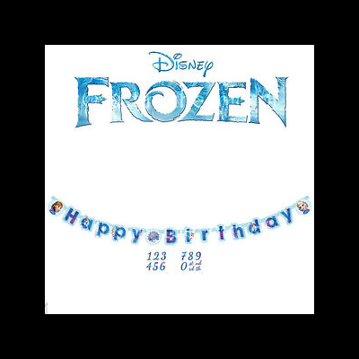 Faixa Happy Birthday Frozen