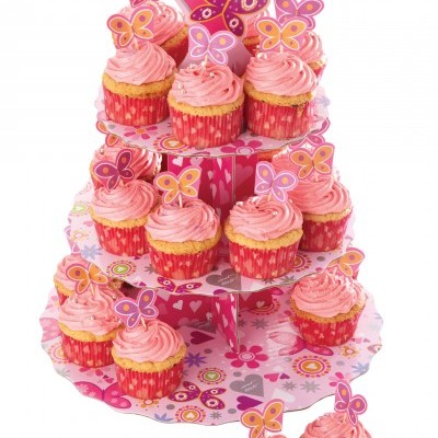 Kit Stand Cupcake - Borboletas