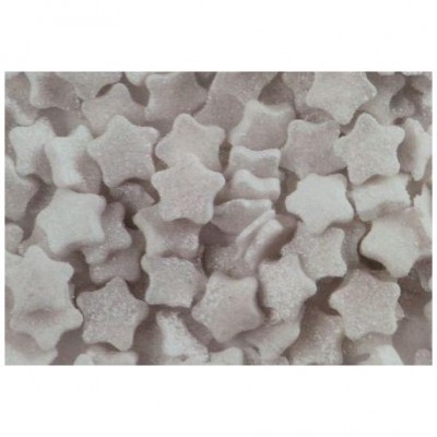 Confetis Açúcar Estrelas Prata