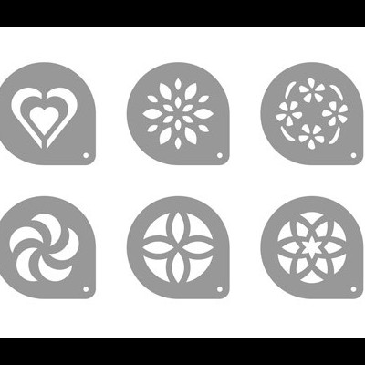 Decorações p/ Cappuccino - 6 und