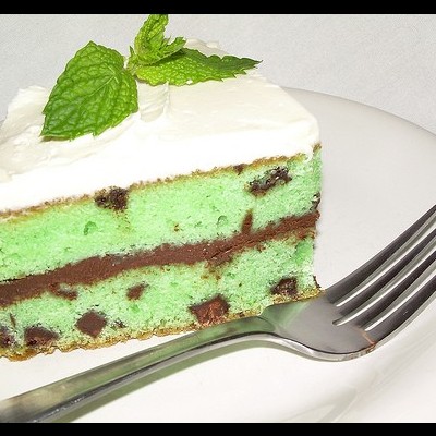 Bolo de Menta com Pepitas de Chocolate - 500g