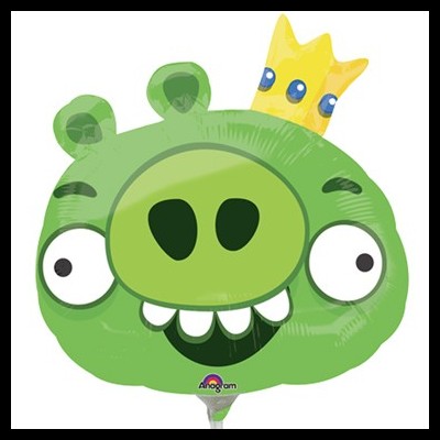 Balão Angry Birds Verde