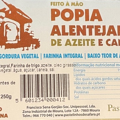 Popia de Azeite e Canela