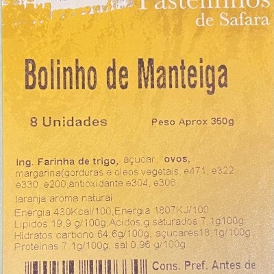 Bolinho de Manteiga