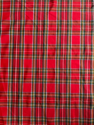 Tecido padrão escocês