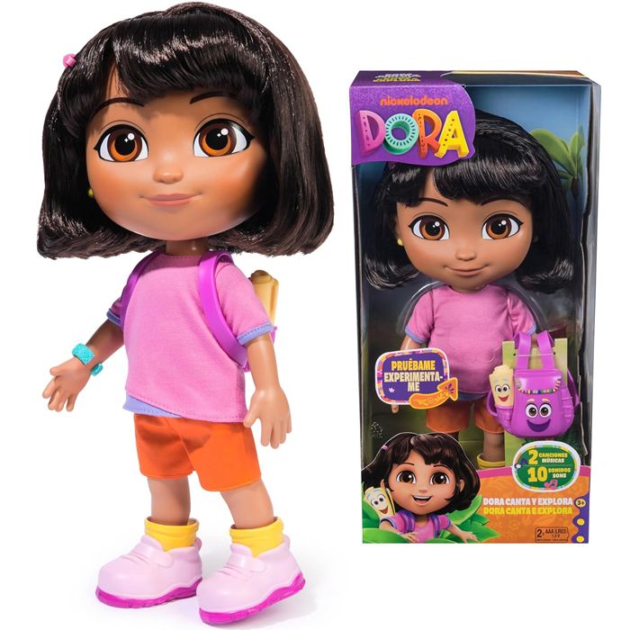 Dora a Exploradora - boneca Dora canta e explora: com sons Dora a Exploradora - boneca Dora canta e explora: com sons