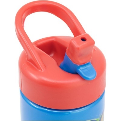 Garrafa de plástico playground com palha Sonic 410 ml