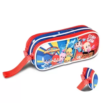 Porta-lápis Os Aventureiros - Luccas Neto duplo