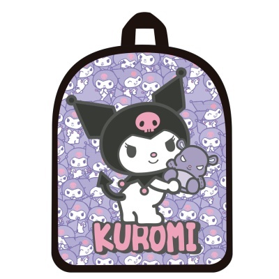 Mochila Pré-Escolar Kuromi Hello Kitty 30cm