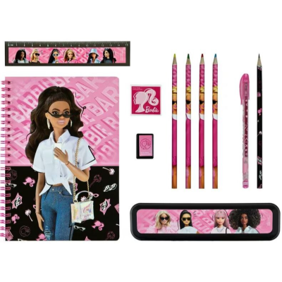 Barbie - Conjunto de escrita 11 pcs