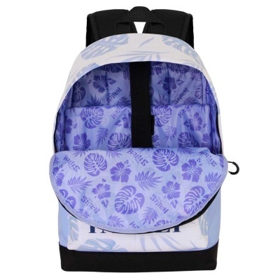 Mochila Escolar Couple Stitch Disney 44cm adaptable