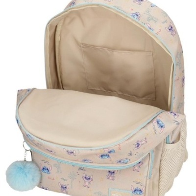 Mochila Escolar Stitch Cuddle Me Happy 44 cm