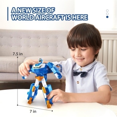 Super Wings 2 em 1 Mini World Aircraft Robot