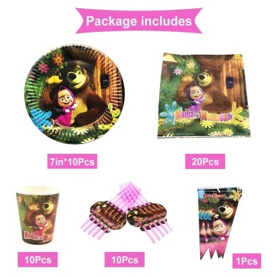 Kit aniversário Masha e o Urso