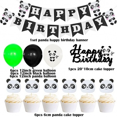 Kit aniversário Urso Panda