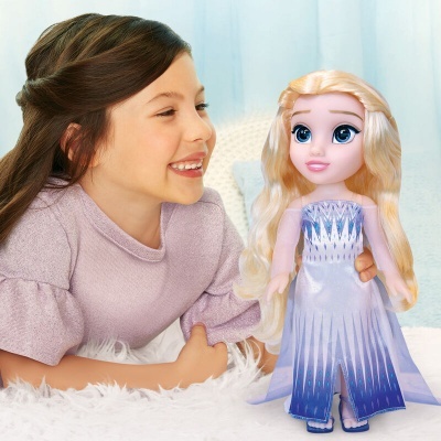 Boneca Elsa Rainha das Neves Frozen 2 Disney 38cm
