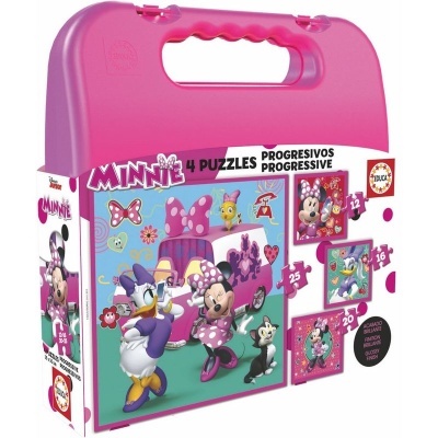 Puzzle Progresivo Minnie and the Happy Helpers Disney 12-16-20-25pcs