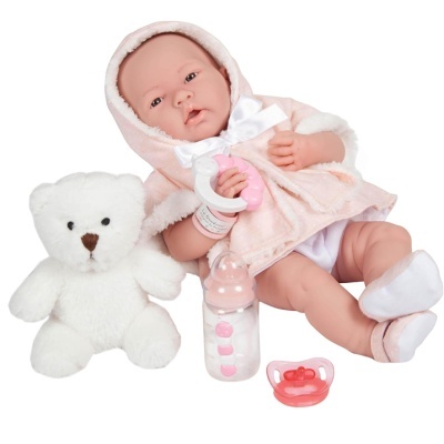 Boneca Reborn La Newborn 38 cm vinil