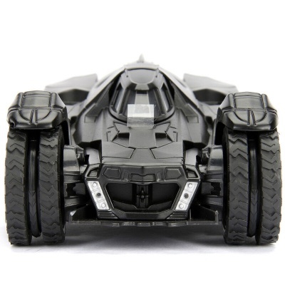 Blister figura + carro Batmobile metal Arkham Knight DC Comics