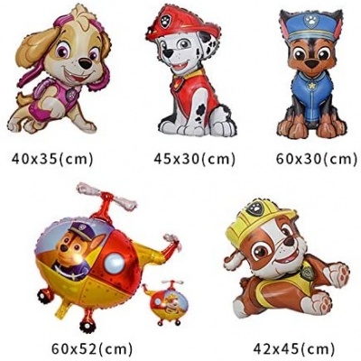 Balões de aniversário Patrulha Pata