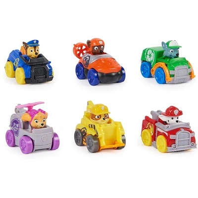 Patrulha Pata - Pack 6 carros Pup Squad Racers