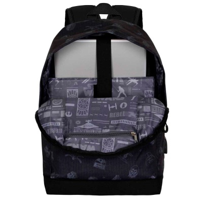 Mochila Escolar Space Star Wars 43 cm