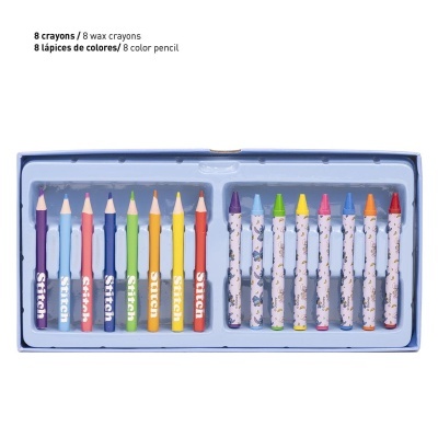 Set Papelaria para Pintar do stitch