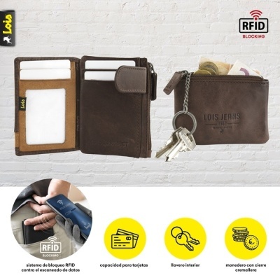 Carteira com porta-moedas Lois - "Dayton"