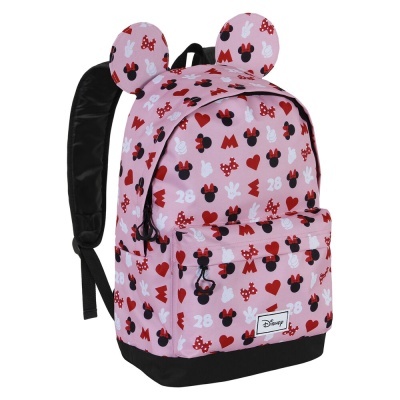 Mochila Escolar Pinky Minnie Disney 41cm