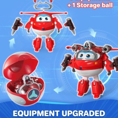Super Wings Super Iron Jett 5", Super Ball-Steel Power