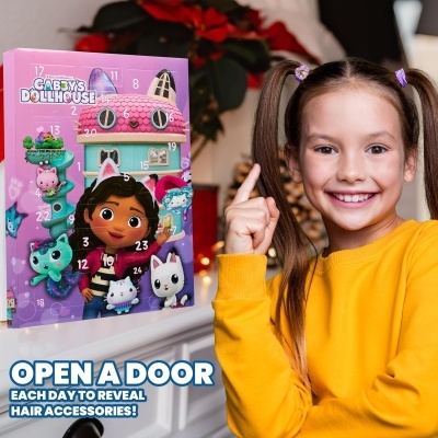 Calendário de Advento Casa de Bonecas da Gabby - acessórios para o cabelo