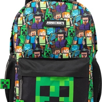 Mochila Escolar Minecraft 42 cm