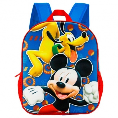 Mochila 3D Happy Friends Mickey Disney 31cm