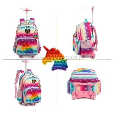 Conjunto Escolar Trolley Unicorn Popit