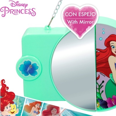 Bolsa de maquiagem com 2 níveis e 30 pc Princesas Disney