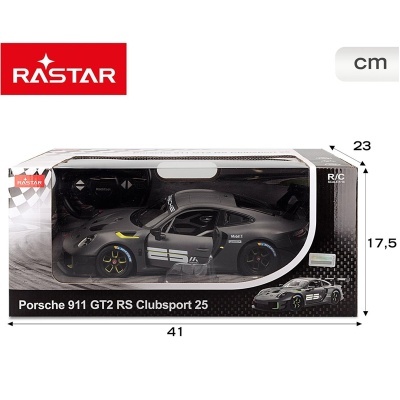 Carro Telecomandado Porsche 911 Gt2 Rs Clubsport 25 com Luz