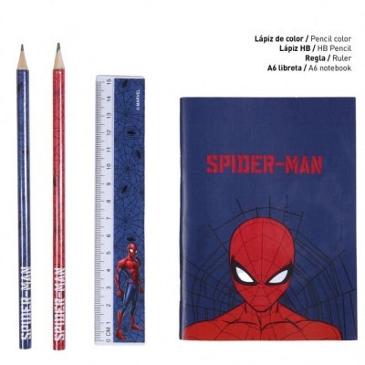 Set Papelaria Spiderman