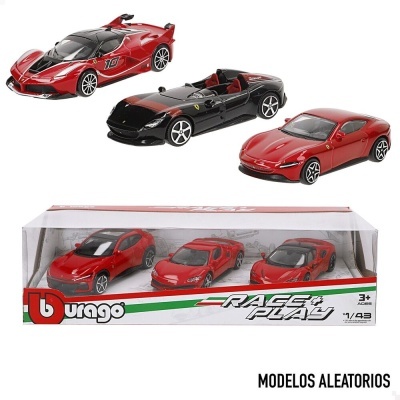 Blister 3 carros Ferrari