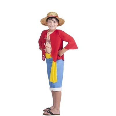 Fato de One Piece Luffy para menino