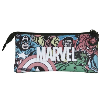 Porta-lápis Heroes Marvel triplo