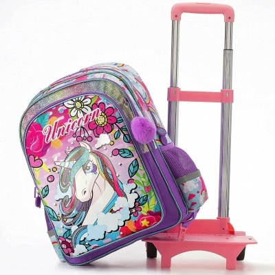 Pack Trolley Escolar Unicorn