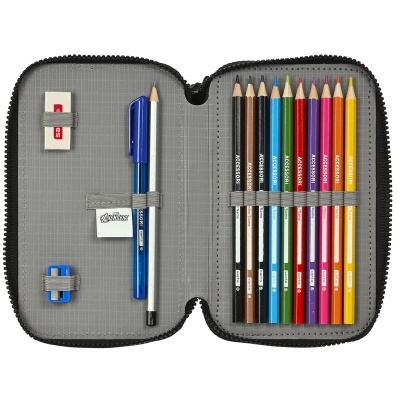 Estojo com material Forever Avengers Marvel 28 pcs duplo