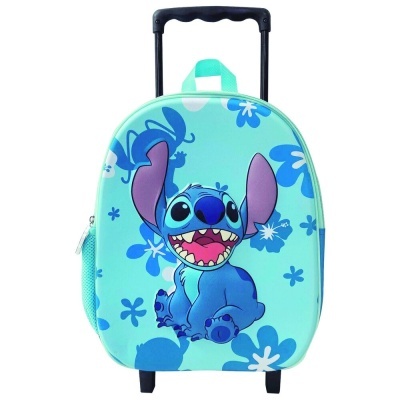 Trolley Pré-Escolar 3D Stitch Disney 32cm