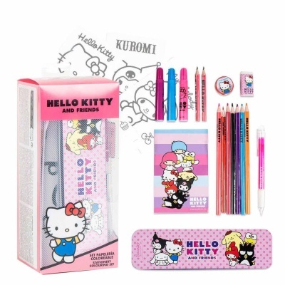 Set papelaria Hello Kitty