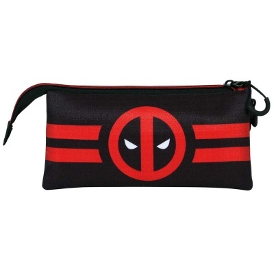 Porta-lápis Lines Deadpool Marvel triplo