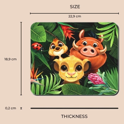 Tapete rato O Rei leão Disney