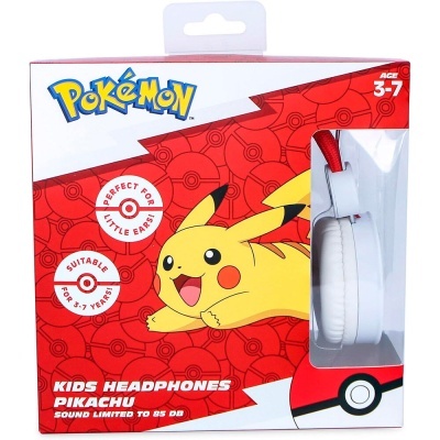 Auriculares headphones infantis Pikachu Pokemon