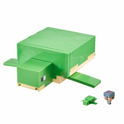 Figura Guarida Tartaruga Transformable Minecraft 26cm