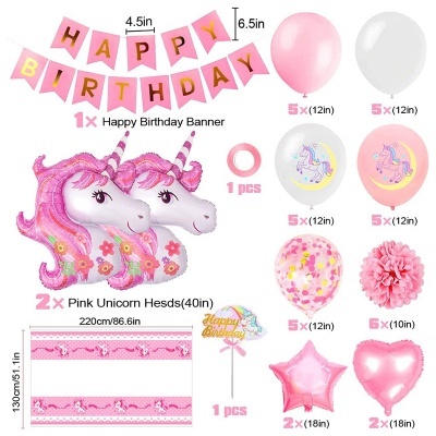 Kit aniversário Unicorn