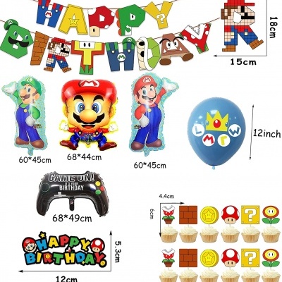 Kit aniversário Super Mário